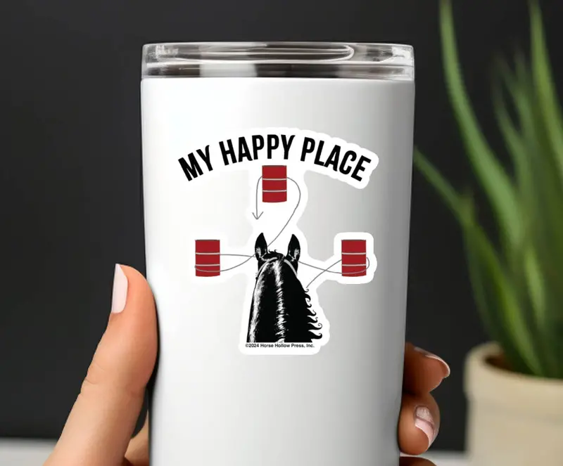 My Happy Place Sticker - Barrel Race 1