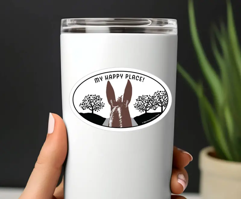 My Happy Place Sticker - Mule Ears 1