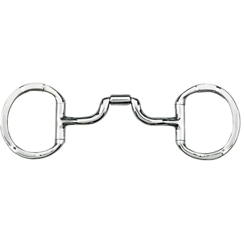 Myler Eggbutt With Hooks With Stainless Steel Low Ported Barrel Narrow 5" Mb 43Lp 1