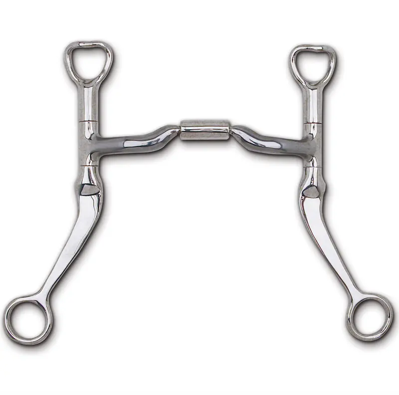 Myler Flat Shank With Sweet Iron Low Port Comfort Snaffle 5" Mb 04 1