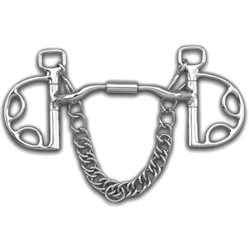 Myler Kimberwick With Stainless Steel Low Port Comfort Snaffle 5" Mb 04 1