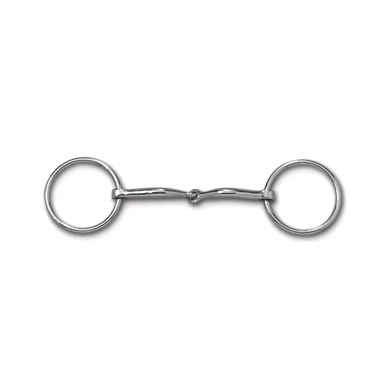 Myler Loose Ring Stainless Steel Single Joint Snaffle Mb 09 1