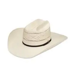 Natural Diamond Vent 4-1/4" Bangora Straw Hat 1