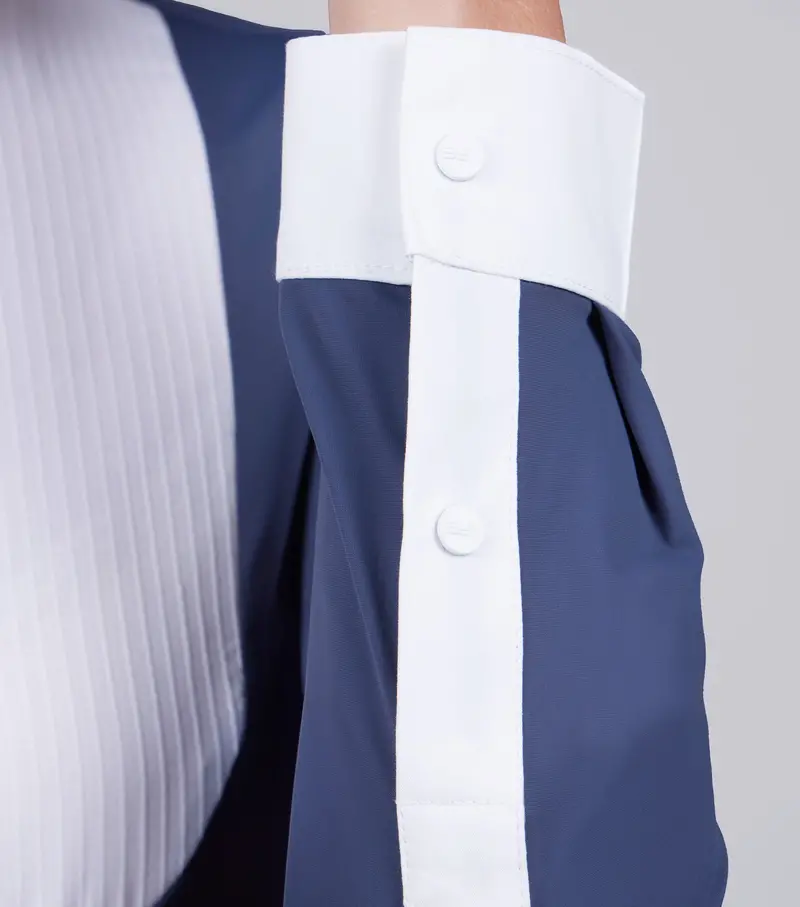 Navarra Long Sleeve Competition Shirt Navy 4