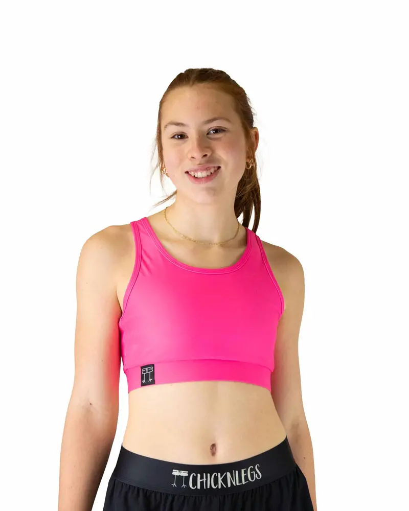 Neon Pink Og Sports Bra 1
