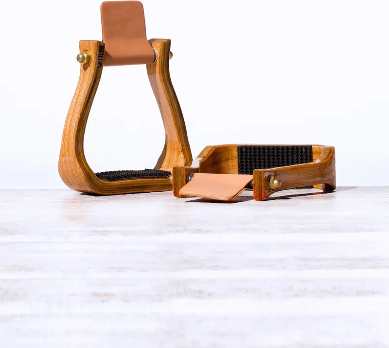 Nettles Gripper Barrel Racing Stirrups 1