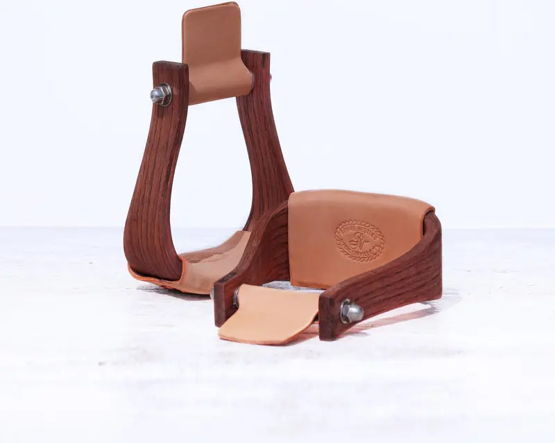 Nettles Mahogany Chisholms Stirrups 1