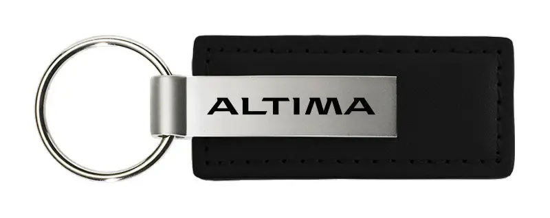 Nissan Altima Leather Keychain (Black) 1