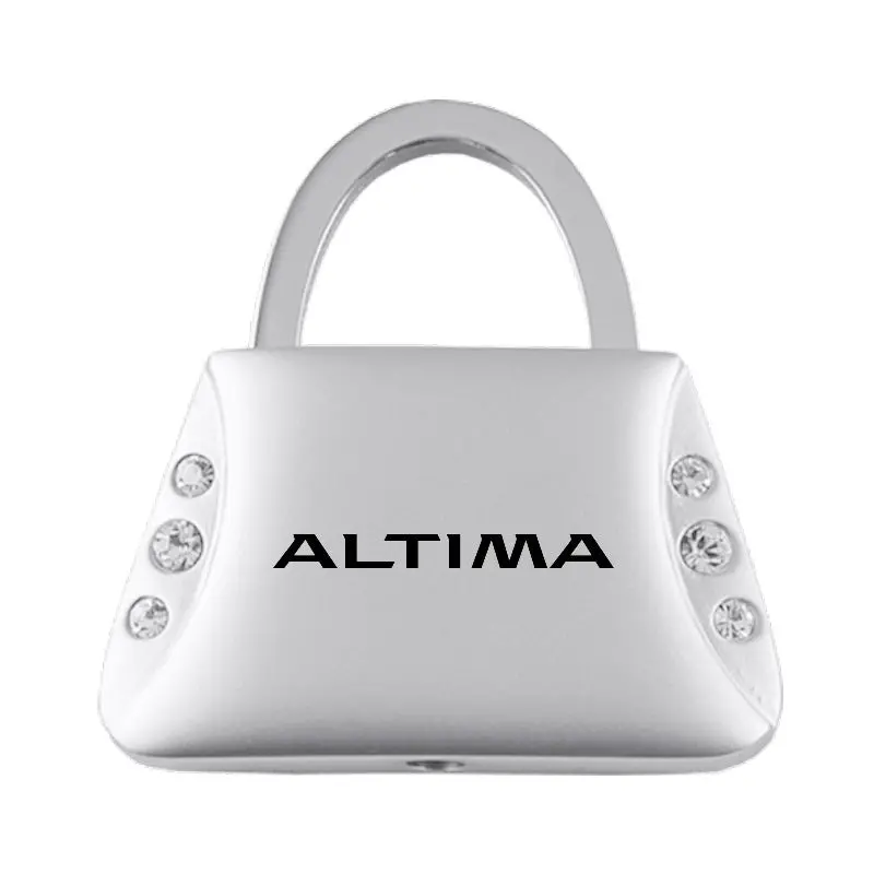 Nissan Altima Purse Shape Keychain (Silver) 1