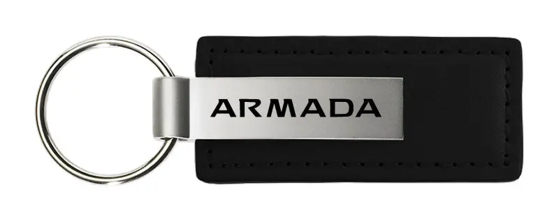 Nissan Armada Leather Keychain (Black) 1