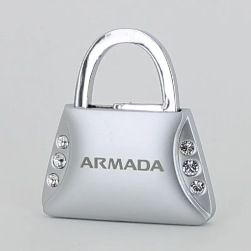 Nissan Armada Purse Shape Keychain (Chrome) 1