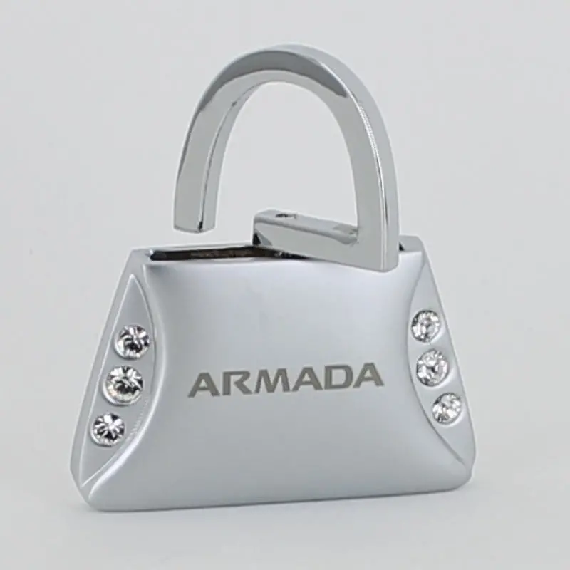 Nissan Armada Purse Shape Keychain (Chrome) 2