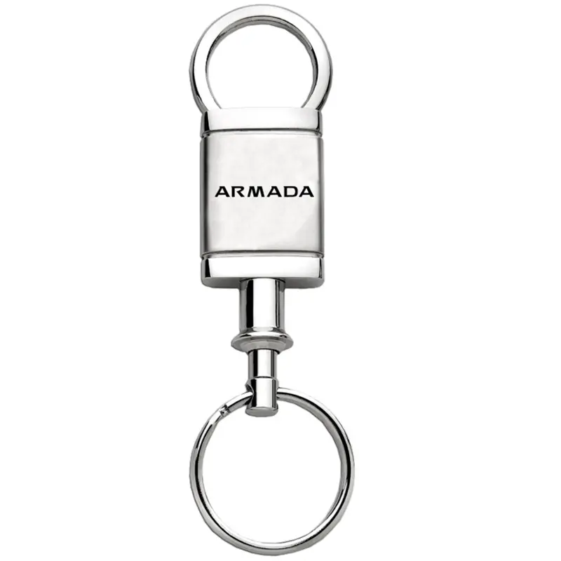 Nissan Armada Satin Valet Keychain (Chrome) 1