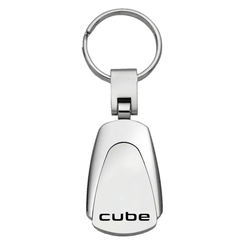 Nissan Cube Teardrop Key Chain (Silver) 1