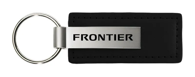 Nissan Frontier Leather Keychain (Black) 1