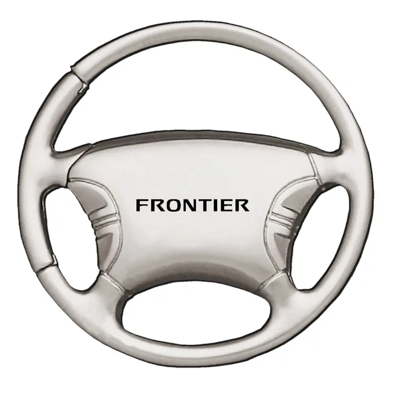 Nissan Frontier Steering Wheel Key Chain (Silver) 1