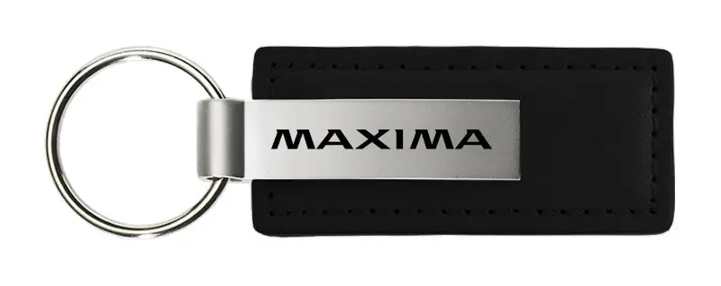 Nissan Maxima Leather Keychain (Black) 1