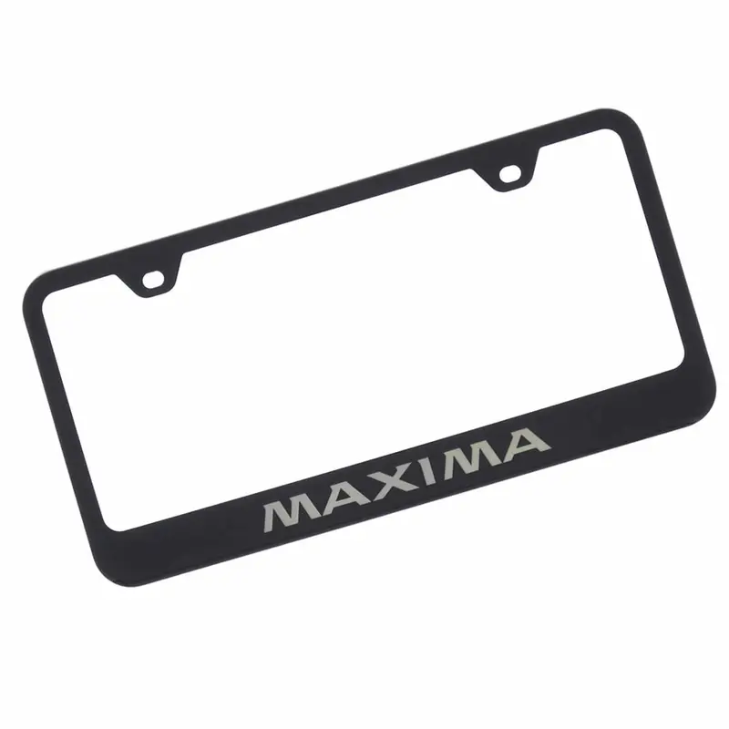 Nissan Maxima License Plate Frame (Black) 1