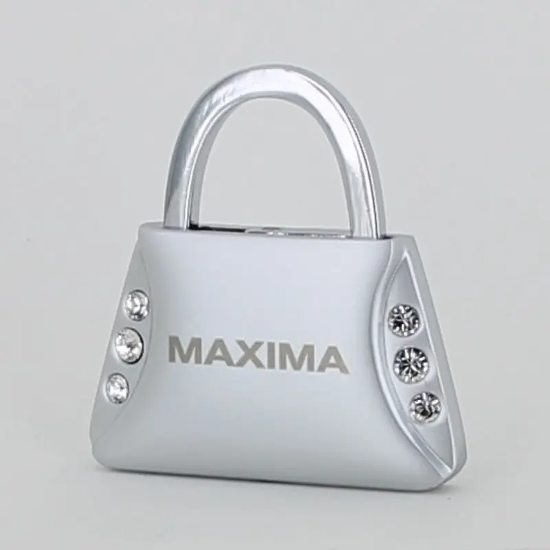 Nissan Maxima Purse Shape Keychain (Chrome) 1