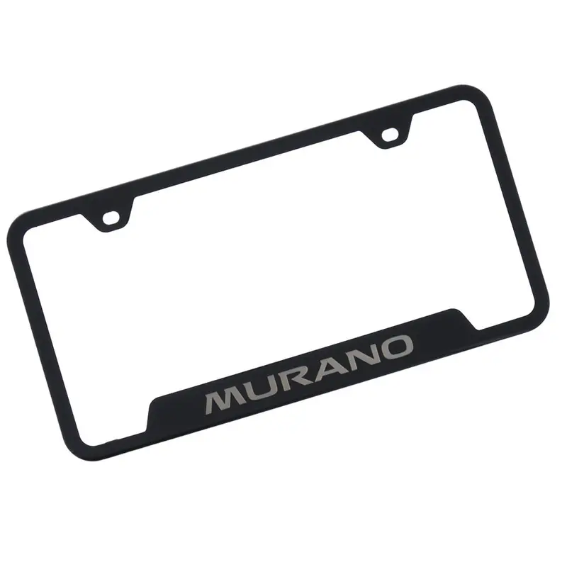 Nissan Murano License Plate Frame (Black) 1