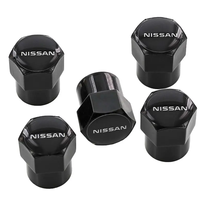 Nissan New Logo Tire Valve Caps Set 1