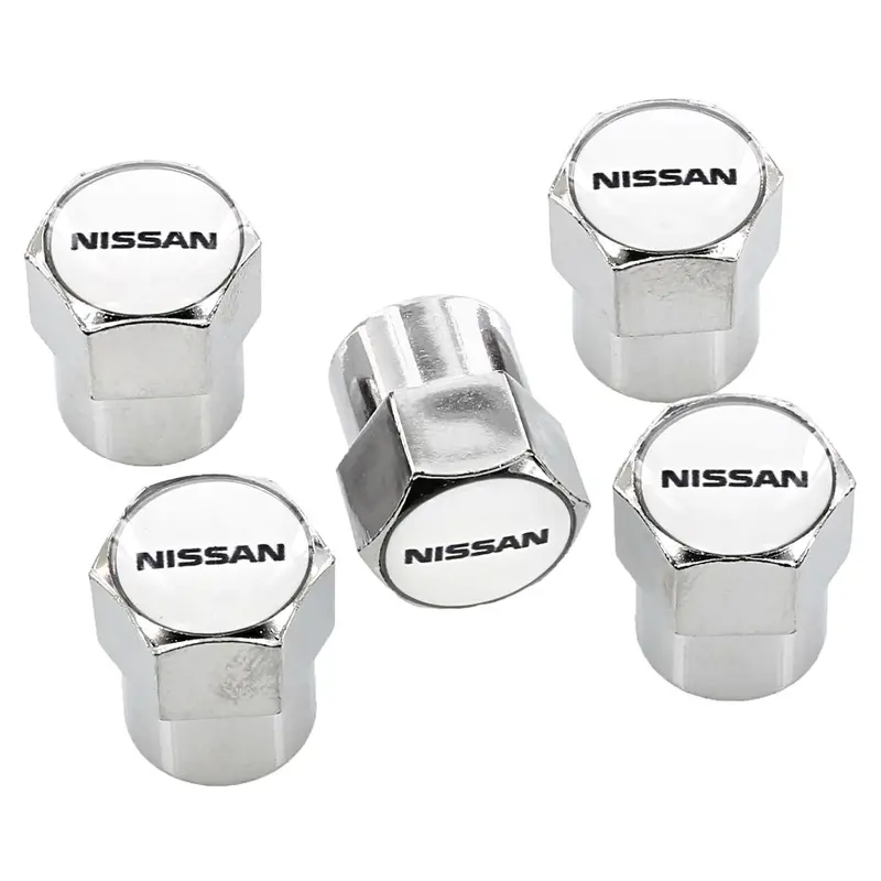 Nissan New Logo Tire Valve Caps Set 2