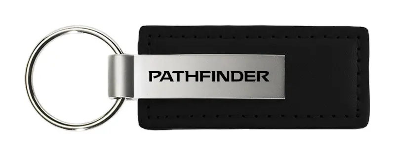 Nissan Pathfinder Leather Keychain (Black) 1