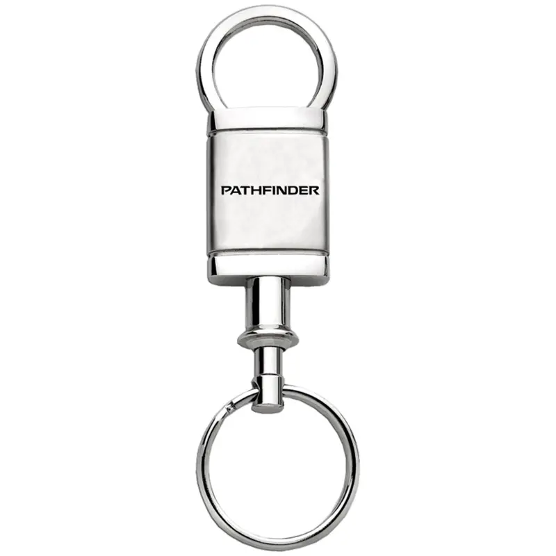 Nissan Pathfinder Satin Valet Keychain (Chrome) 1