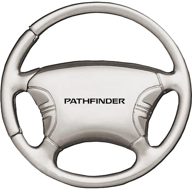 Nissan Pathfinder Steering Wheel Keychain (Chrome) 1