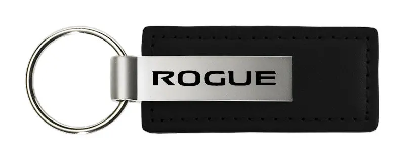 Nissan Rogue Leather Keychain (Black) 1