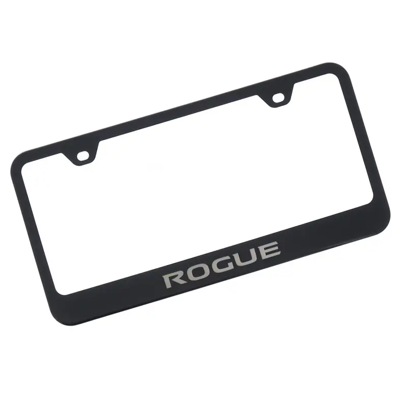 Nissan Rogue License Plate Frame (Black) 1