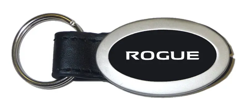 Nissan Rogue Oval Key Chain (Black) 1