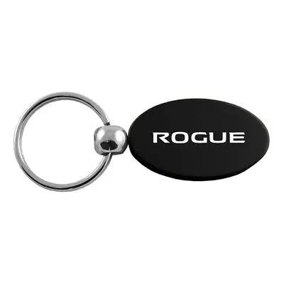 Nissan Rogue Oval Key Ring (Black) 1