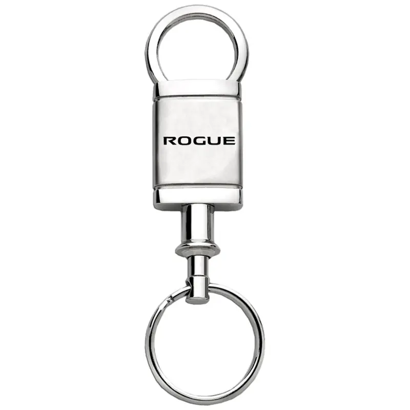 Nissan Rogue Satin Valet Keychain (Chrome) 1