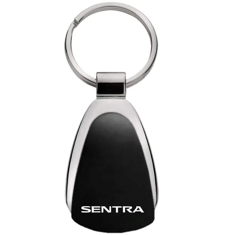 Nissan Sentra Tear Drop Key Ring (Black) 1