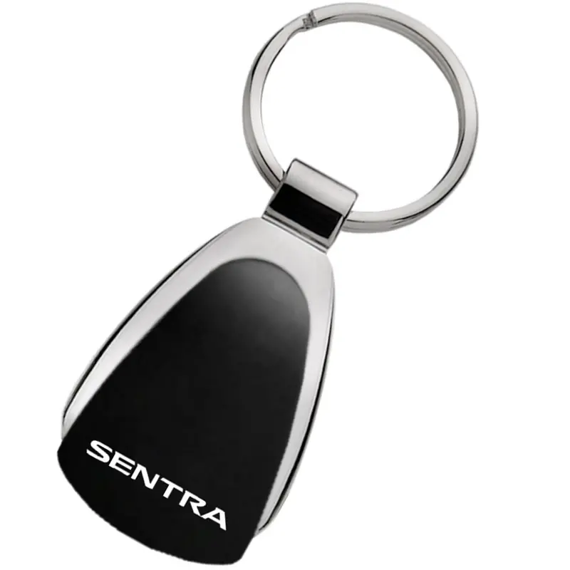 Nissan Sentra Tear Drop Key Ring (Black) 2