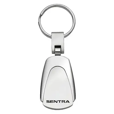 Nissan Sentra Teardrop Key Chain (Silver) 1