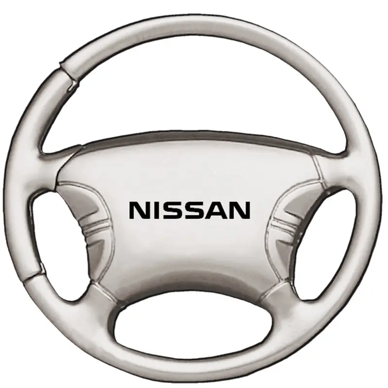 Nissan Steering Wheel Keychain (Chrome) 1