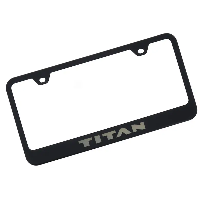 Nissan Titan License Plate Frame (Black) 1