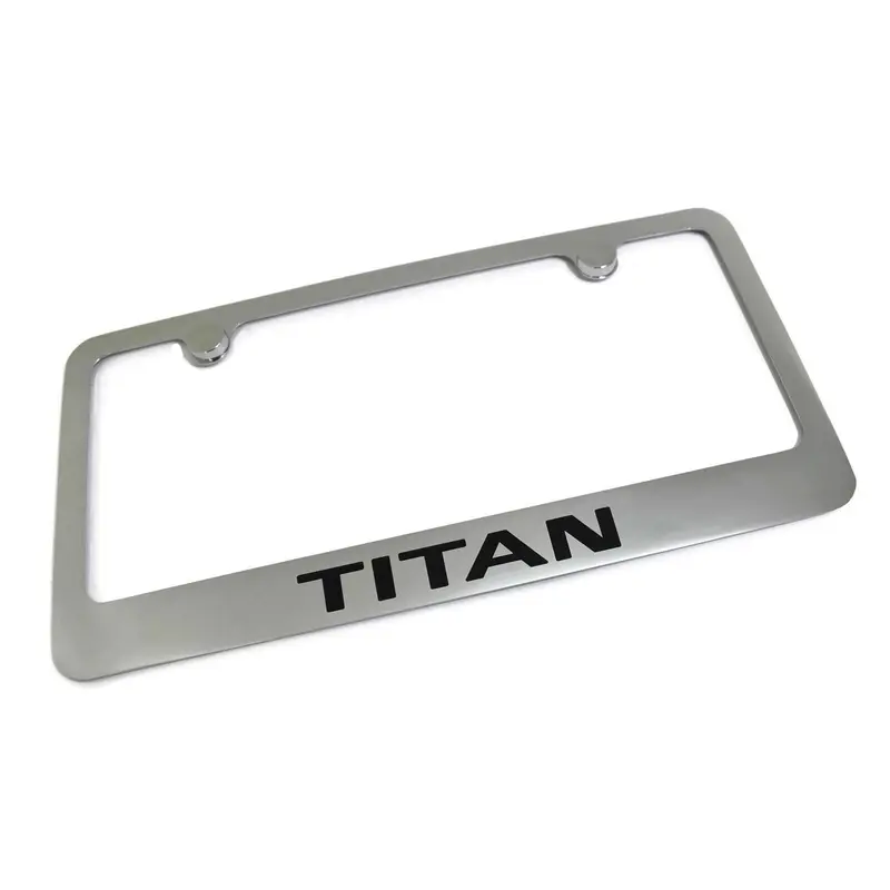 Nissan Titan License Plate Frame (Chrome) 1
