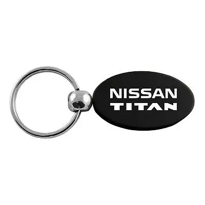 Nissan Titan Oval Key Ring (Black) 1