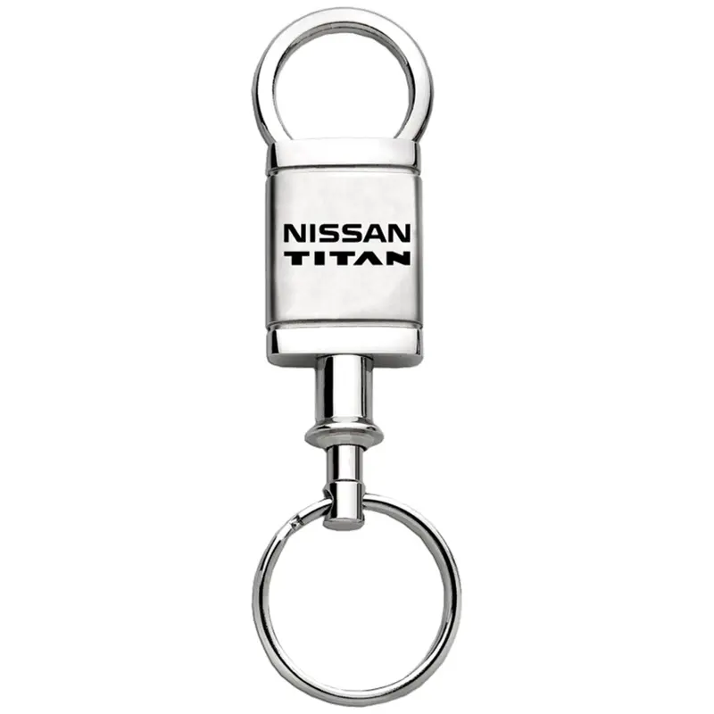 Nissan Titan Satin Valet Keychain (Chrome) 1