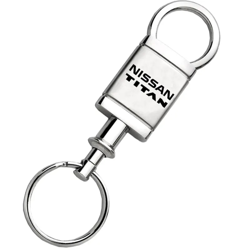 Nissan Titan Satin Valet Keychain (Chrome) 2