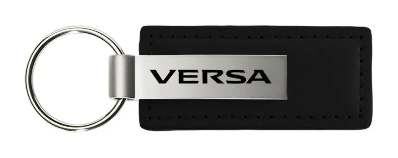 Nissan Versa Leather Keychain (Black) 1