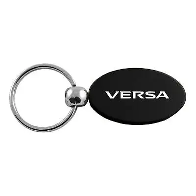 Nissan Versa Oval Key Ring (Black) 1