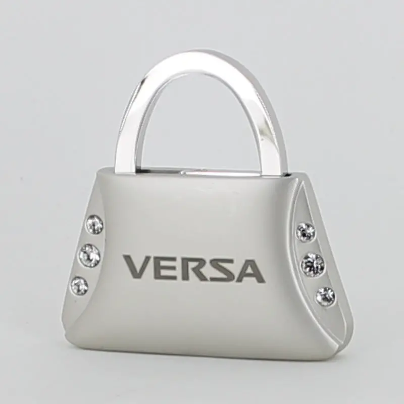 Nissan Versa Purse Shape Keychain (Chrome) 1