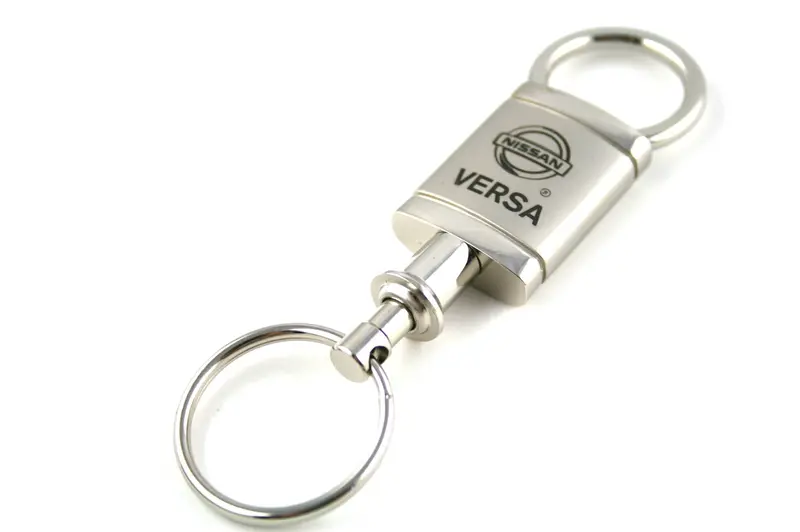 Nissan Versa Satin Valet Keychain (Chrome) 1