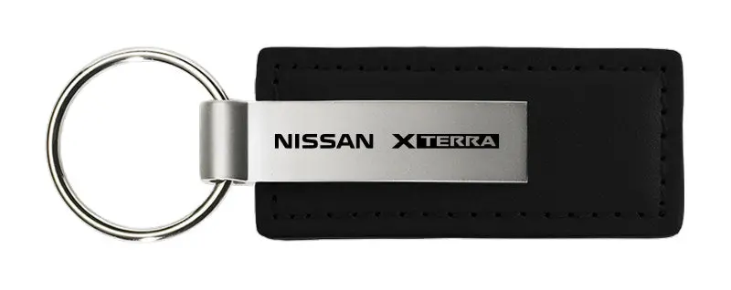 Nissan Xterra Leather Keychain (Black) 1