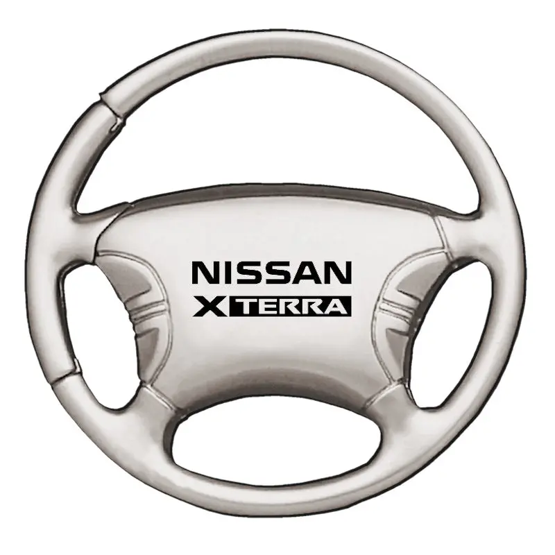 Nissan Xterra Steering Wheel Keychain (Silver) 1