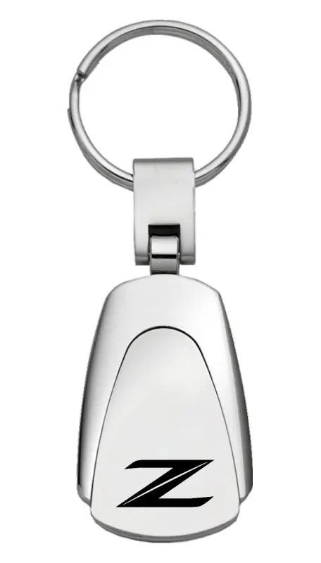 Nissan Z New Logo Tear Drop Key Ring (Silver) 1